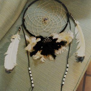 Dream Catcher with feathers and dolphin